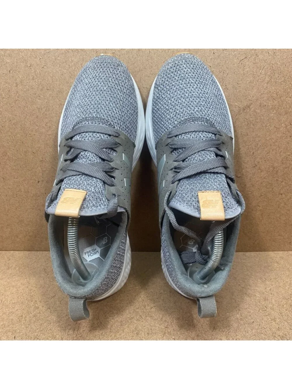 New Balance Mens Fresh Foam Training Running Shoes Gray Size 10 Lightweight Mesh